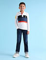 U.S. Polo Assn. Kids Boys Regular Colour Blocked Polo Shirt