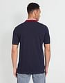 Flying Machine Solid Cotton Polo Shirt
