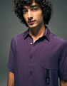 Flying Machine Textured Oversized Fit Shirt