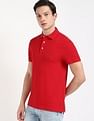 Tommy Hilfiger Solid Slim-Fit Cotton Polo Shirt