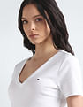 Tommy Hilfiger V-Neck Pure Cotton T-Shirt