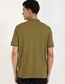Calvin Klein Jeans Solid Slim-Fit Cotton Polo T-Shirt