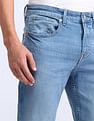 Flying Machine Slash Slim Tapered Jeans