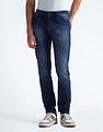 Flying Machine Mid Rise Slash Slim Tapered Fit Jeans