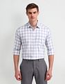 Arrow Brooklyn Fit Windowpane Checked Shirt