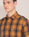 U.S. Polo Assn. Spread Collar Check Casual Shirt