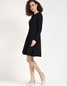 Tommy Hilfiger Cotton Round Neck A-Line Dress