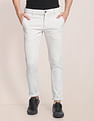 U.S. Polo Assn. Austin Trim Fit Textured Casual Trousers