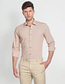 Arrow Manhattan Slim Fit Micro Check Shirt