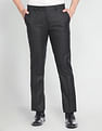 Arrow Hudson Regular Fit Twill Formal Trousers