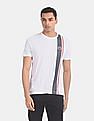 U.S. Polo Assn. White Crew Neck Contrast Stripe T-Shirt