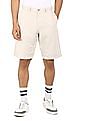 U.S. Polo Assn. Solid Cotton Linen Shorts