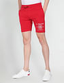 U.S. Polo Assn. Denim Co. Mid Rise Solid Shorts