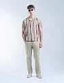 Flying Machine Vertical Striped Color Of Home Shirt