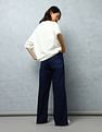 Flying Machine Women High Rise Stone Wash Straight Fit Jeans