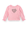 U.S. Polo Assn. Kids Girls Flip Sequin Cotton T-Shirt