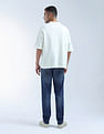 Flying Machine Slash Slim Tapered Fit Blue Jeans
