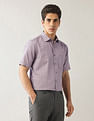 Arrow Vertical Striped Liberty Classic Fit Shirt