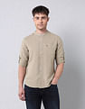 U.S. Polo Assn. Denim Co. Solid Regular Fit Poplin Shirt