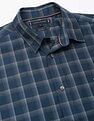 Tommy Hilfiger Checked Regular Fit Plain Woven Shirt
