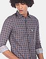 U.S. Polo Assn. Spread Collar Printed Casual Shirt