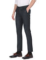 Arrow Patterned Weave Hudson Tailored Fit Trousers