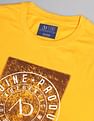 AD by Arvind Crew Neck Graphic Print T-Shirt