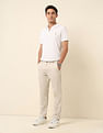 U.S. Polo Assn. Textured Henry Tapered Fit Trousers