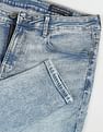 Flying Machine Morrison Skinny Cropped Fit Distressed Jeans
