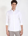 Calvin Klein Jeans Solid Slim-Fit Oxford Woven Shirt