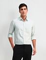 Arrow Manhattan Slim Fit Windowpane Checked Shirt