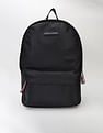 Tommy Hilfiger Solid Black Nylon Backpack