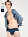 Calvin Klein Underwear Solid Multi Low Rise Briefs - Pack Of - 3