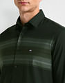 Arrow Sport Horizontal Striped Cotton Shirt
