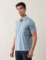 Arrow Geometric Printed Night Is Young Polo Shirt