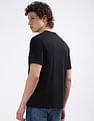 Calvin Klein Brand Print Cotton T-Shirt