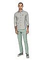U.S. Polo Assn. Denim Co. Spread Collar Solid Casual Shirt