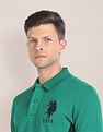 U.S. Polo Assn. Appliqued Slim Fit Polo Shirt