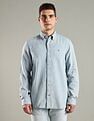 Tommy Hilfiger Solid Regular Fit Cotton Shirt
