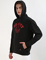 Tommy Hilfiger Washed Brand Printed Hooded Sweatshirt
