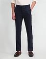 Arrow Newyork Solid Dobby Slim Fit Trousers