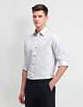 Arrow Newyork Geometric Printed Manhattan Slim Fit Shirt